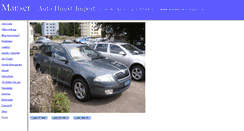 Desktop Screenshot of manser-autoimport.ch